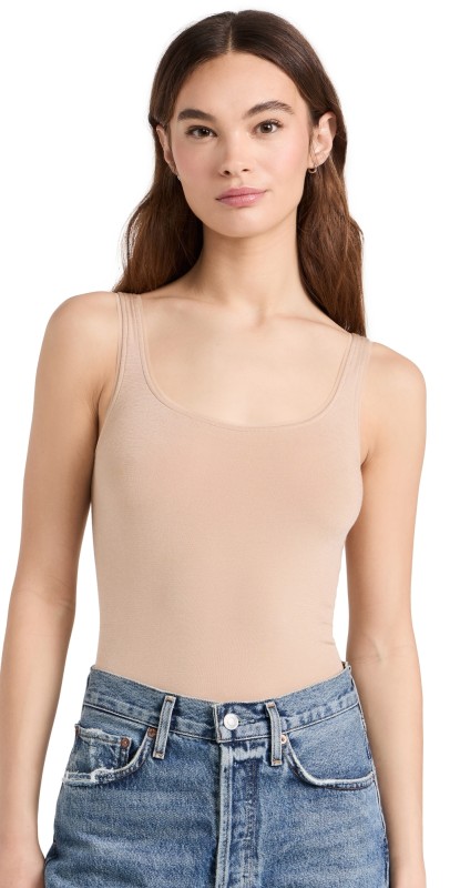 Wolford Jamaika String Thong Bodysuit Cafe auait
