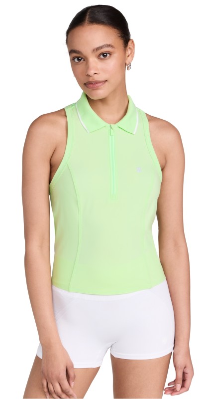Sweaty Betty Power Tennis Tank Matcha Green