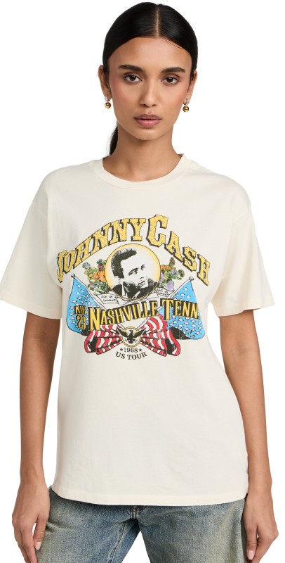 Daydreamer Johnny Cash Nashville 1968 Weekend Tee Stone Vintage