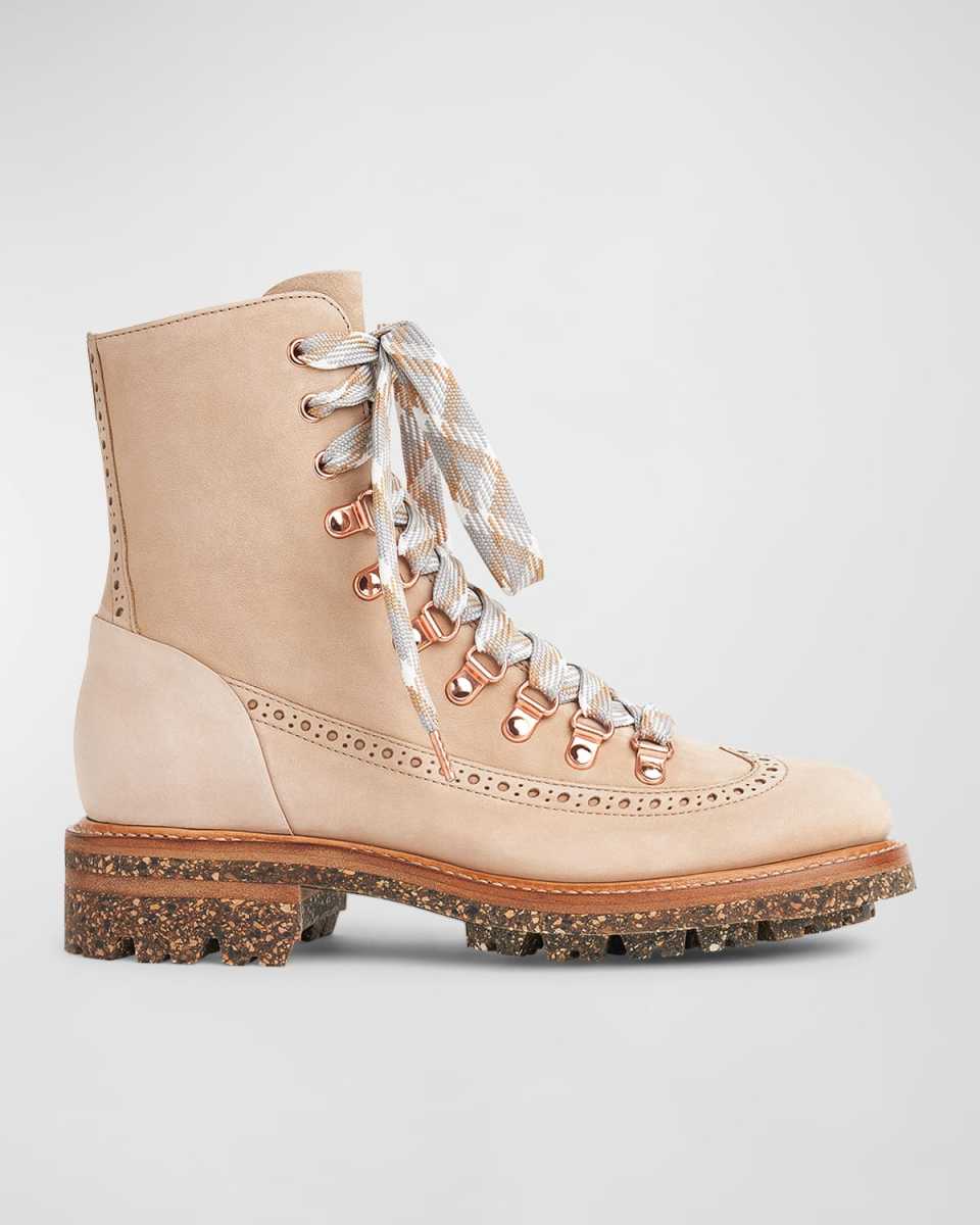 Mr. Bernard Burnished Lace-Up Boots