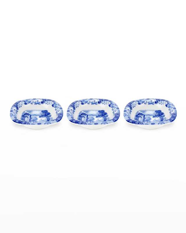 Blue Italian Dip Dishes, Set of 3