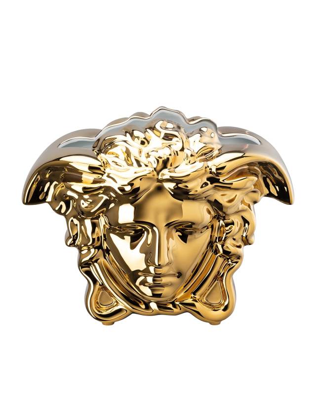 Medusa Grande 8.3" Vase, Gold