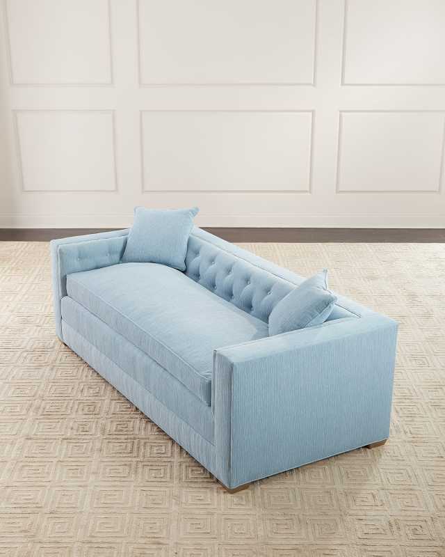 Robin Button Tufted Sofa, 88"