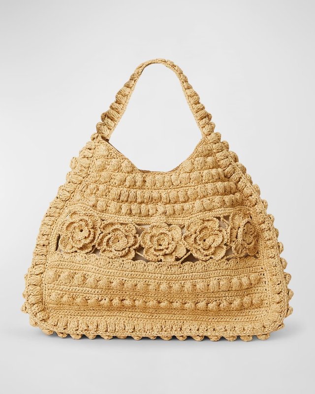 Vienna Large Raffia Shoulder Bag