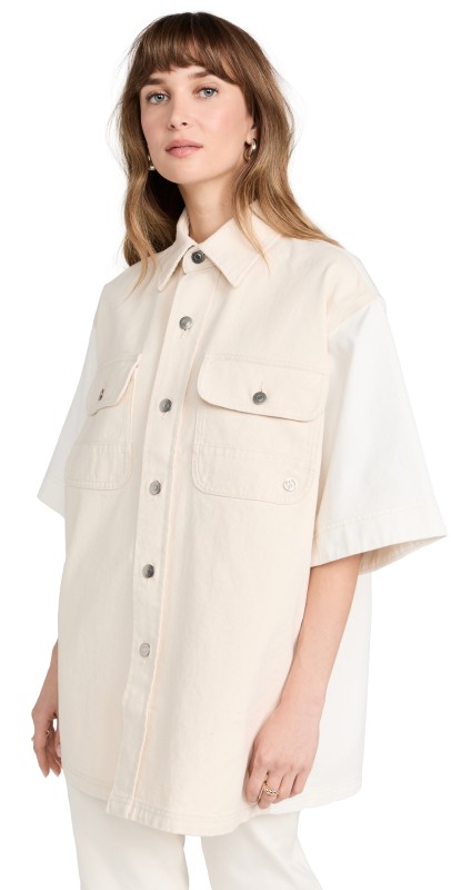 Stella McCartney Workwear Denim Shirt WHITEECRU WASH