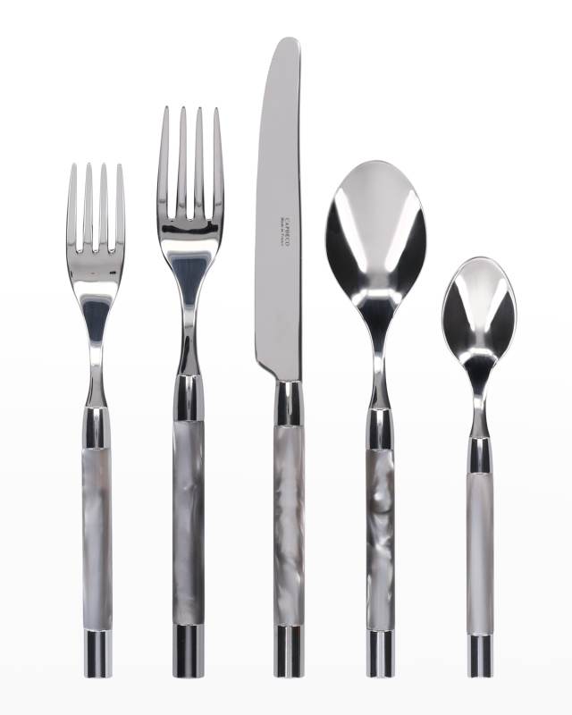 Conty 5-Piece Place Setting, Grey