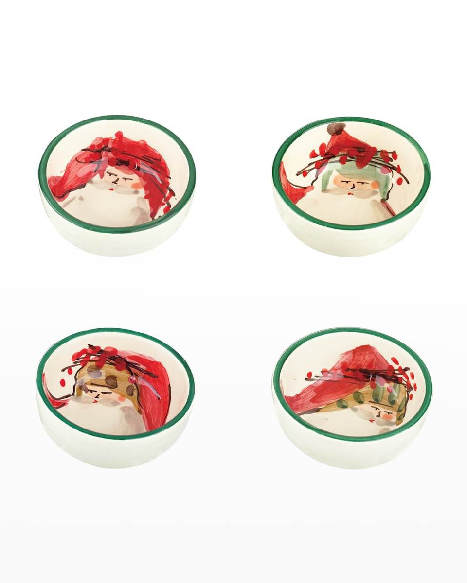 Old St. Nick Assorted Condiment Bowls, Set of 4