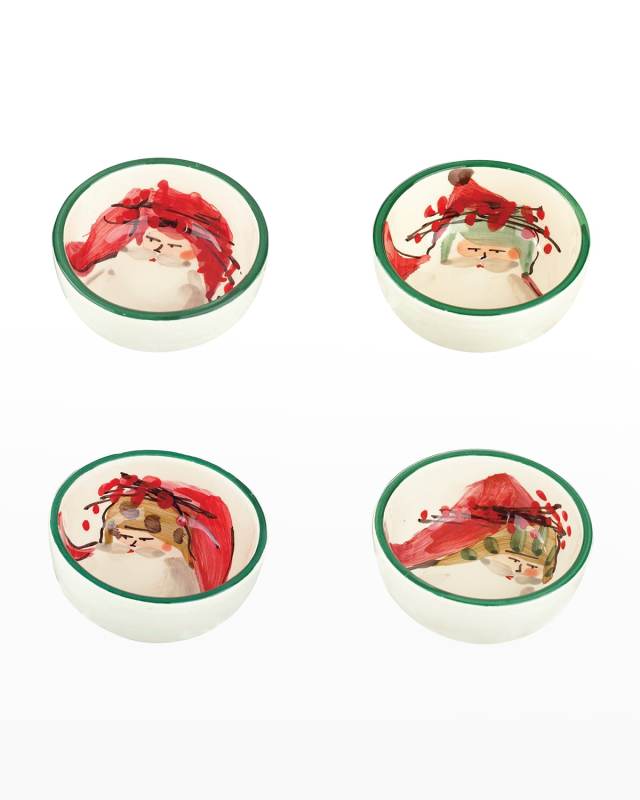 Old St. Nick Assorted Condiment Bowls, Set of 4