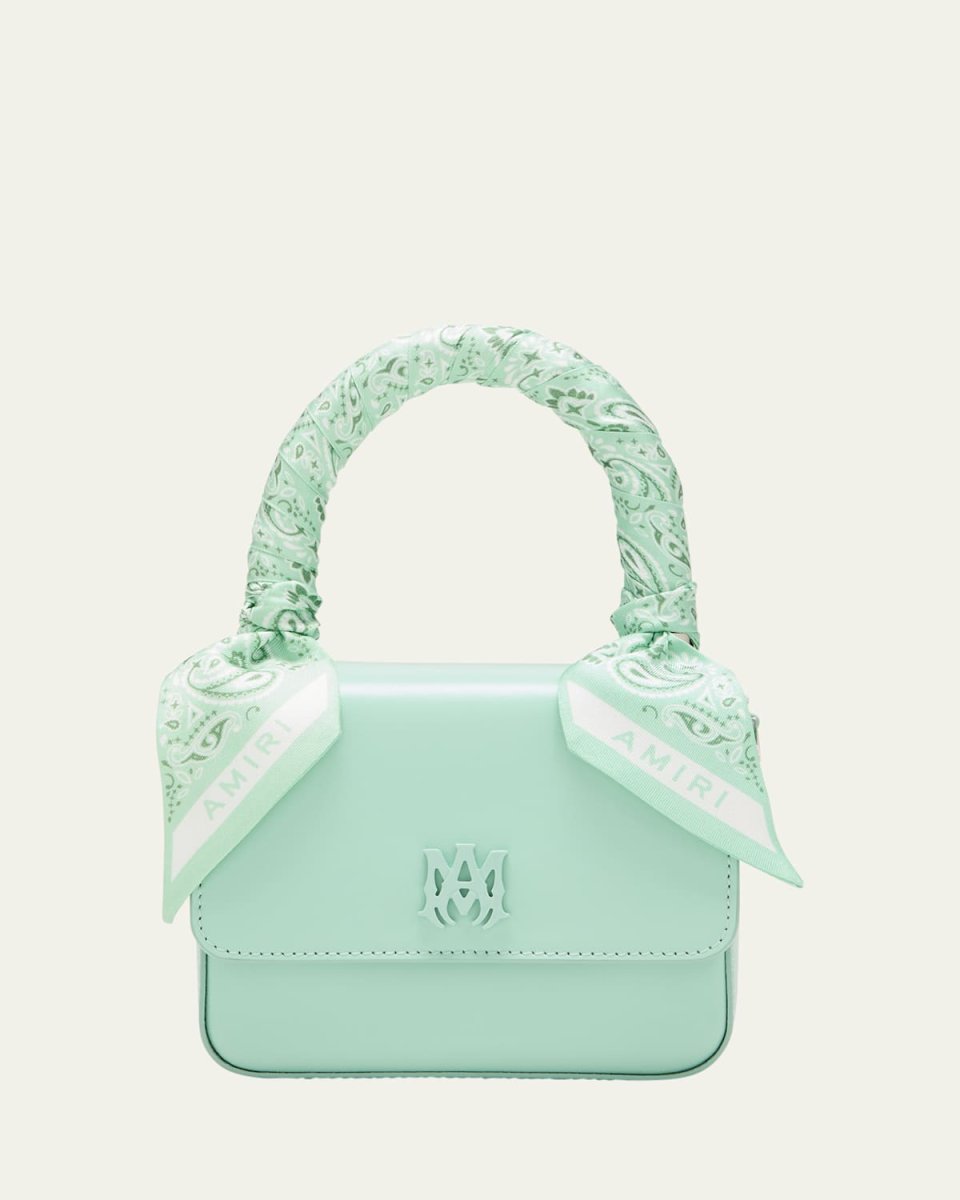 Micro Bandana Leather Top-Handle Bag