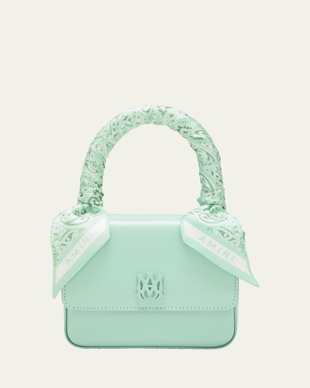 Micro Bandana Leather Top-Handle Bag