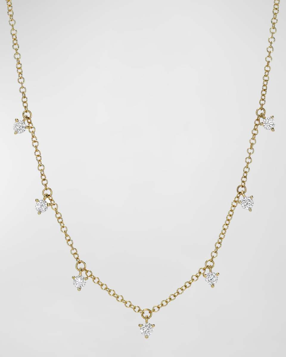 3-Prong Diamond Shaker Necklace