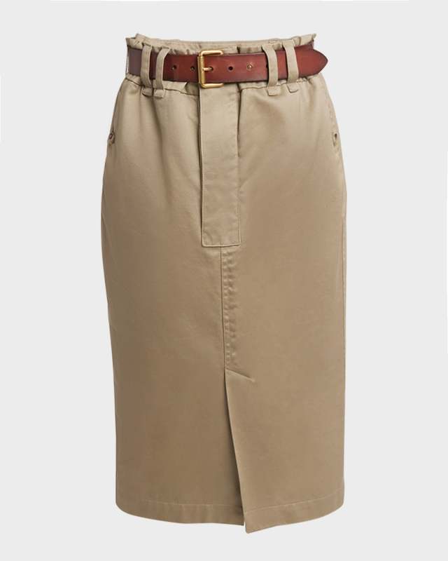 Saharan Cargo Midi Skirt