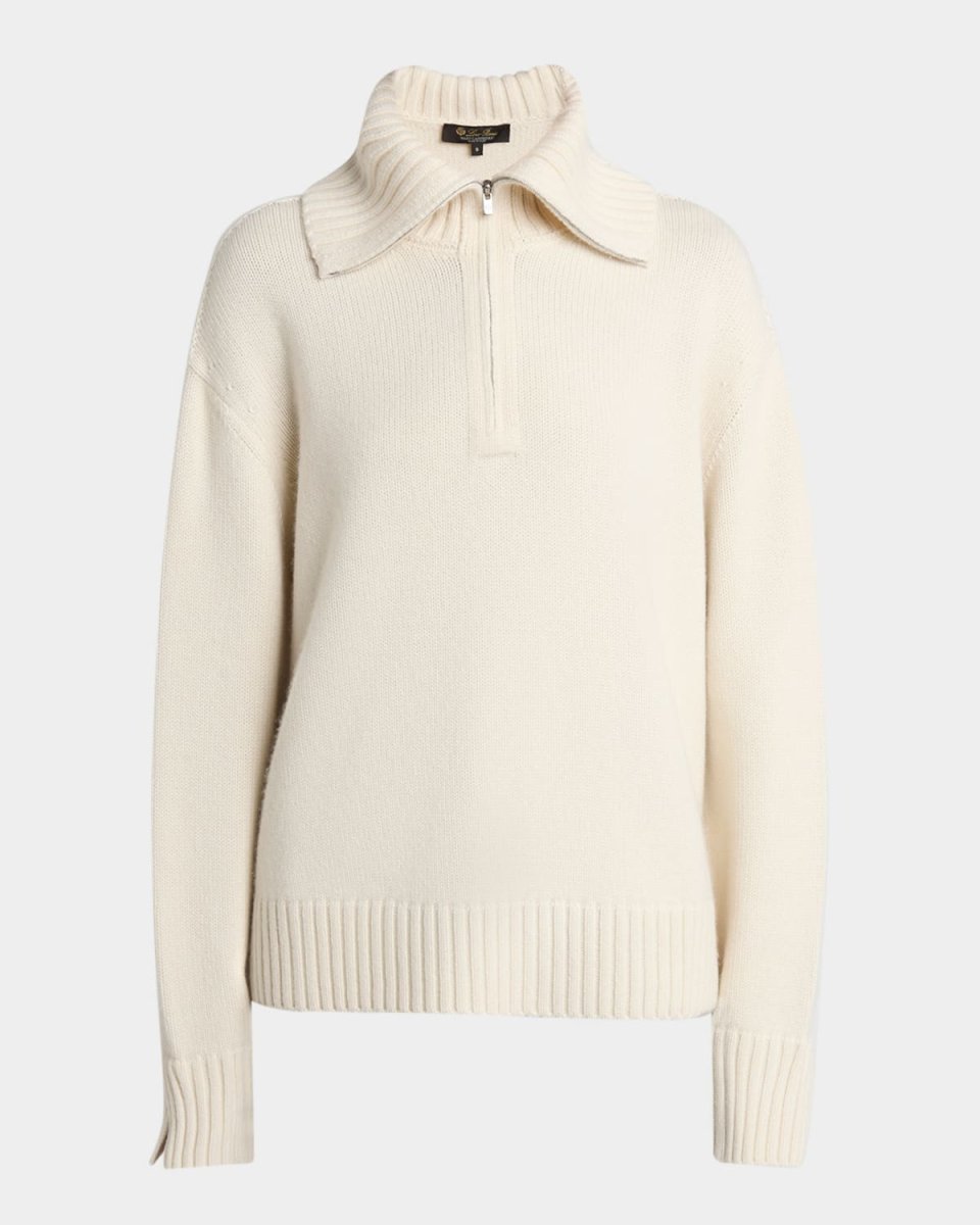 Parksville Cashmere Quarter-Zip Sweat