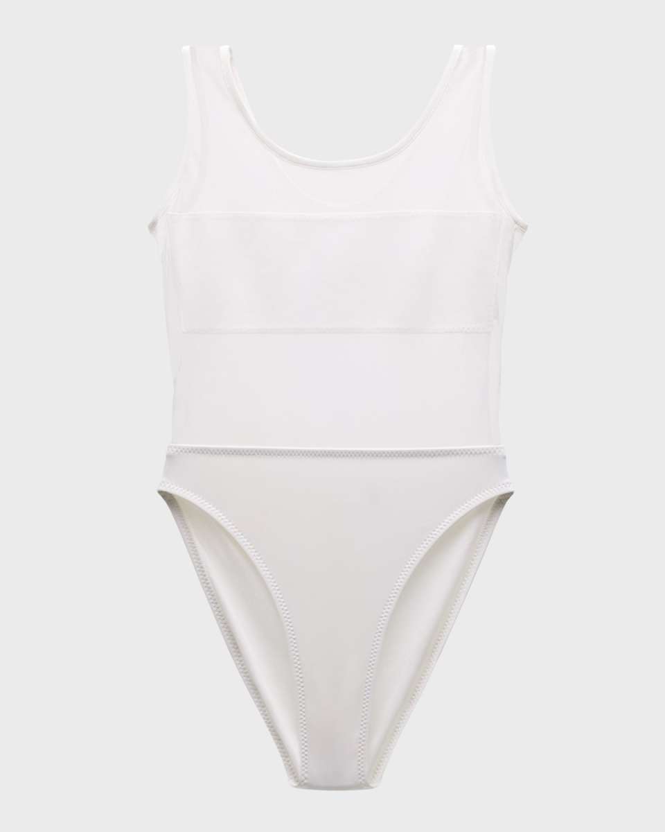 Dash Dash Mesh One-Piece Swimsuit