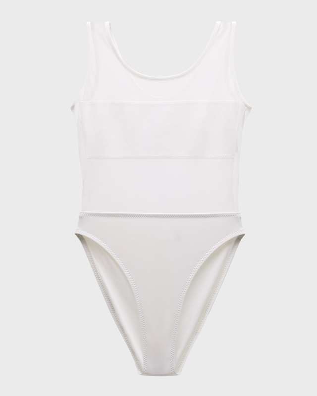 Dash Dash Mesh One-Piece Swimsuit