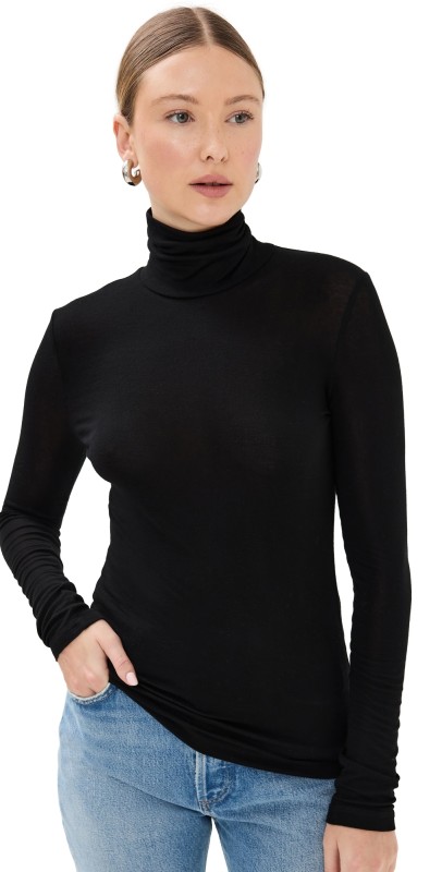 AGOLDE Pascale Turtleneck Black