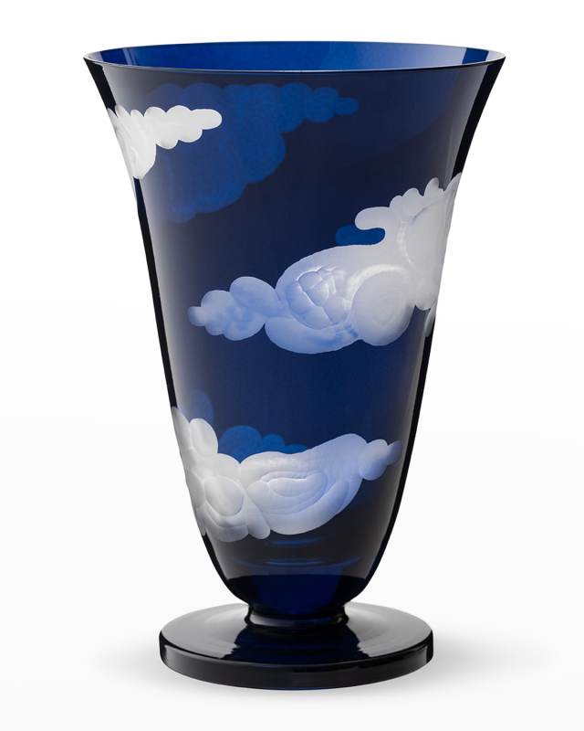 Cobalt Crystal Stemless Champagne Flute