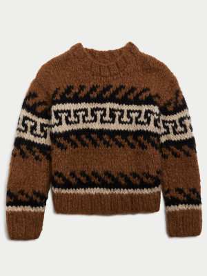 Suzie Kondi The Greek Key Jooshi Sweater in Cashmere