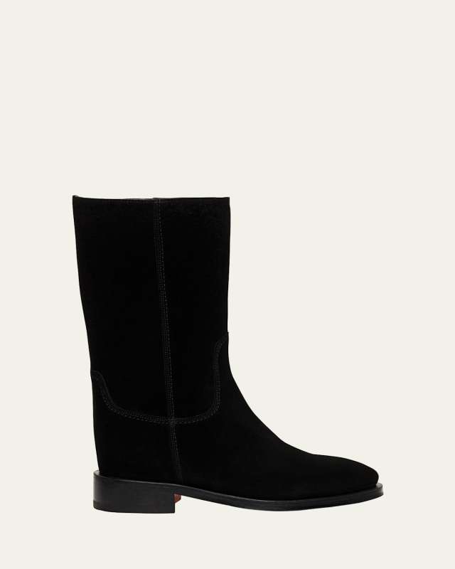 Fleeces Suede Tall Ranch Boots
