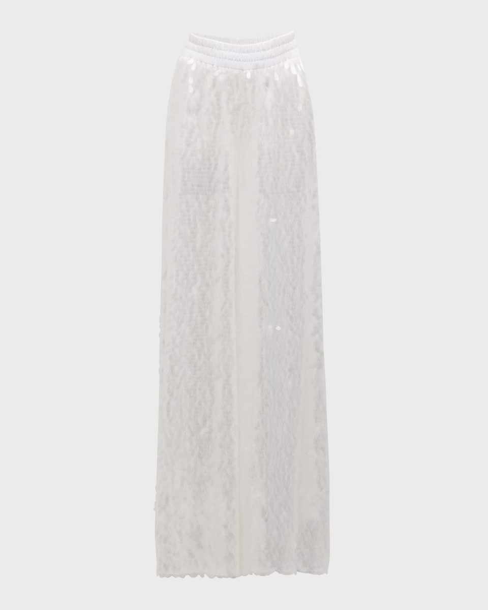 Sequined Boyfriend Elephant Pants