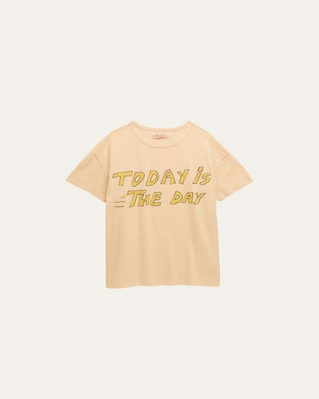Girl's Happy Face-Print Graphic T-Shirt, Size 2-12