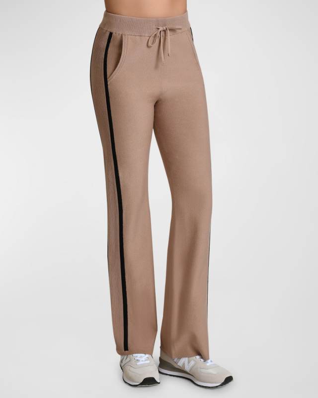 Portola Rib-Knit Drawstring Pants
