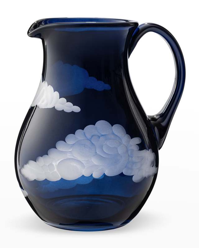 Cobalt Crystal Jug