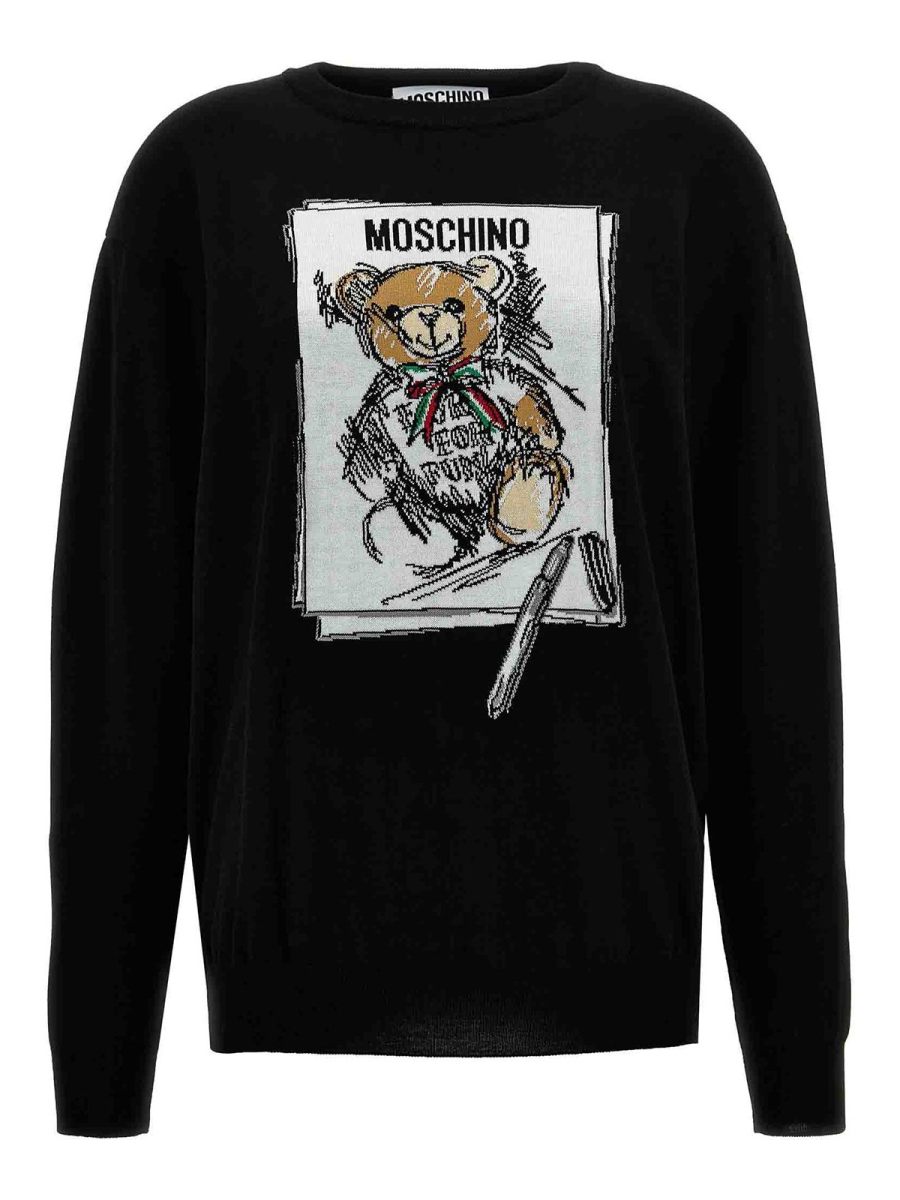 Moschino Pull Col Rond - Teddy