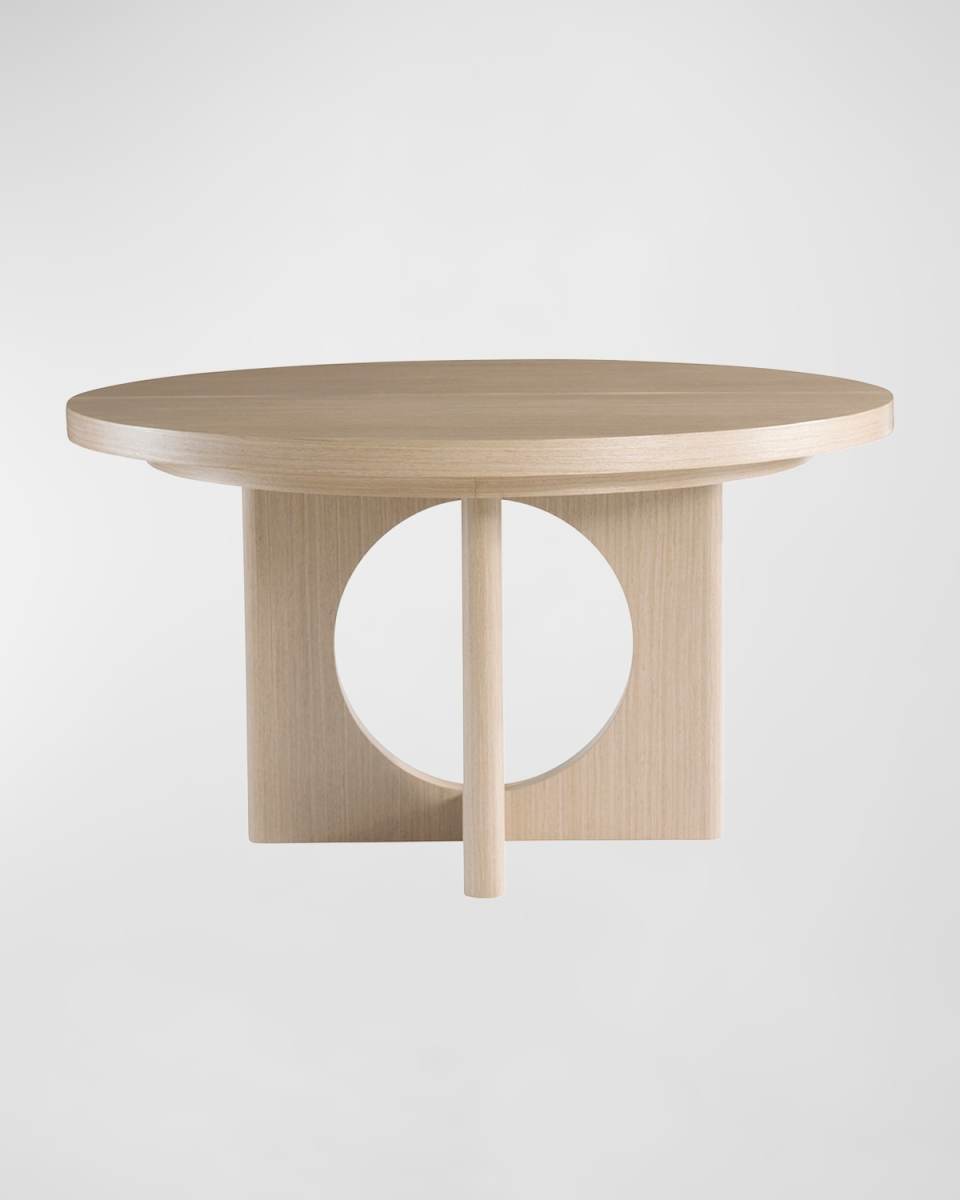 Modulum Round Dining Table with Leaf