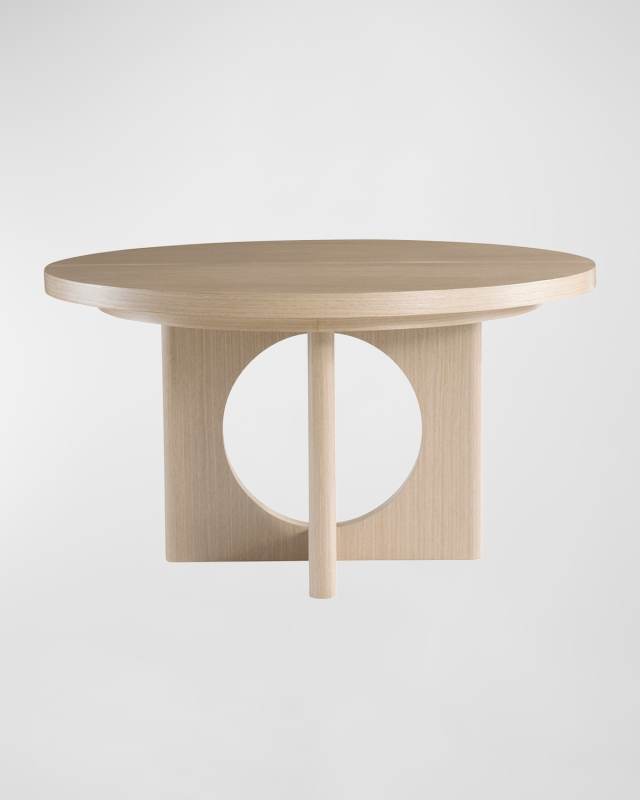 Modulum Round Dining Table with Leaf