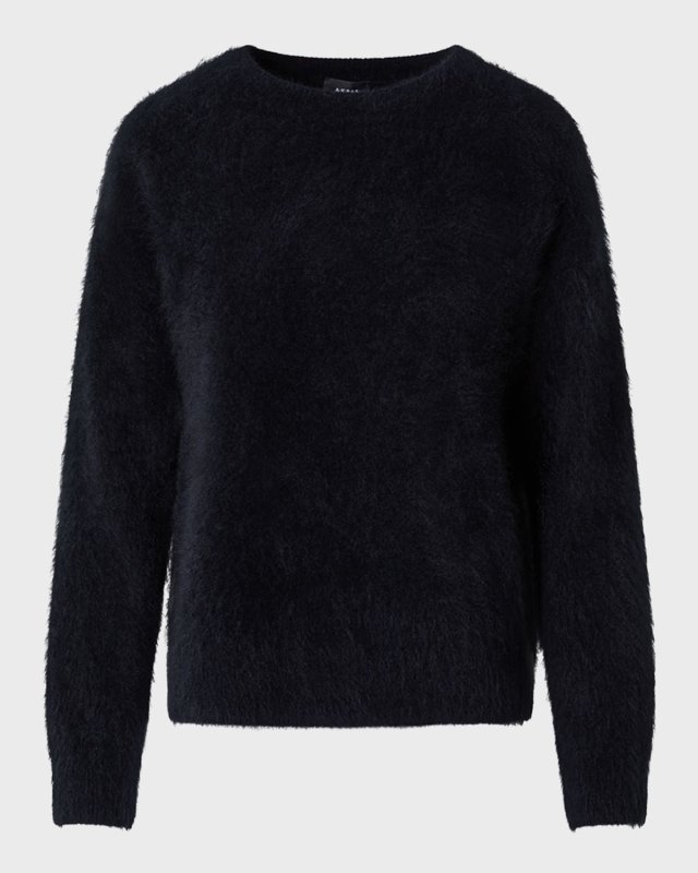 Brushed Cashmere Knit Sweater