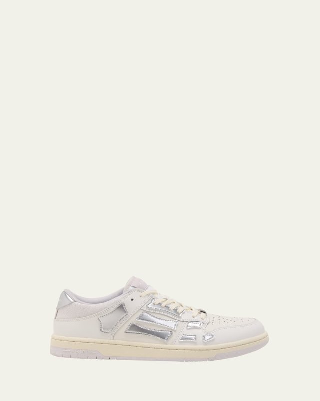 Skel Metallic Bicolor Low-Top Sneakers