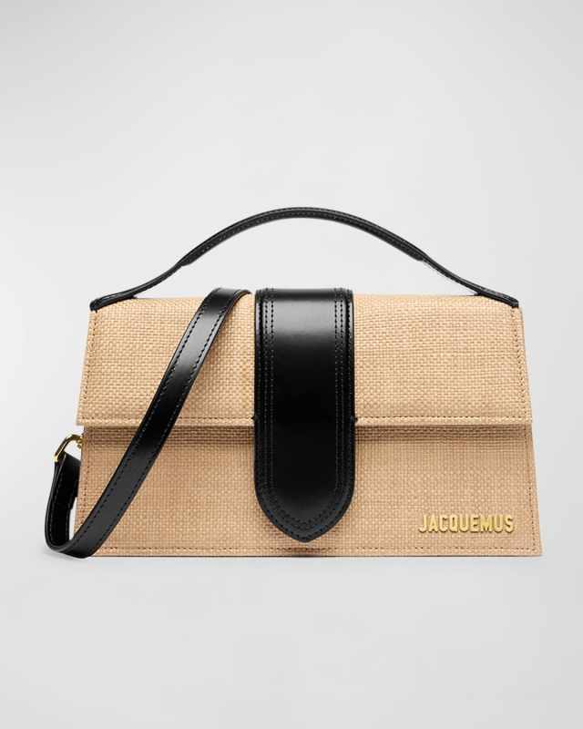 Le Grand Bambino Woven Top-Handle Bag