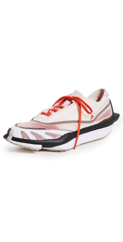 adidas by Stella McCartney Earthlight Running Sneakers white/utility black/active ora