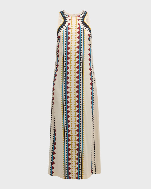 Geometric Maxi Dress