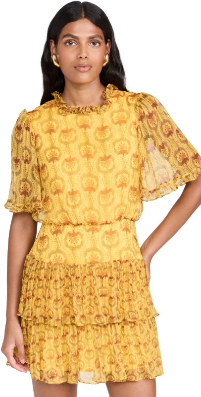 SALONI Ava D Dress Madya Sunrise