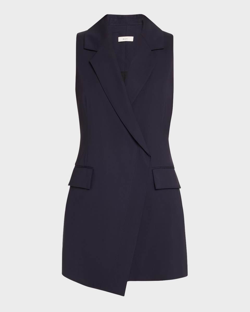 Jocelyn Sleeveless Tailored Mini Dress