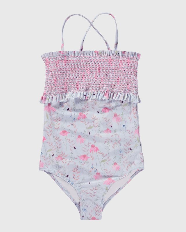 Girl's Nairobi Floral-Print One-Piece Swimsuit, Size 3-7
