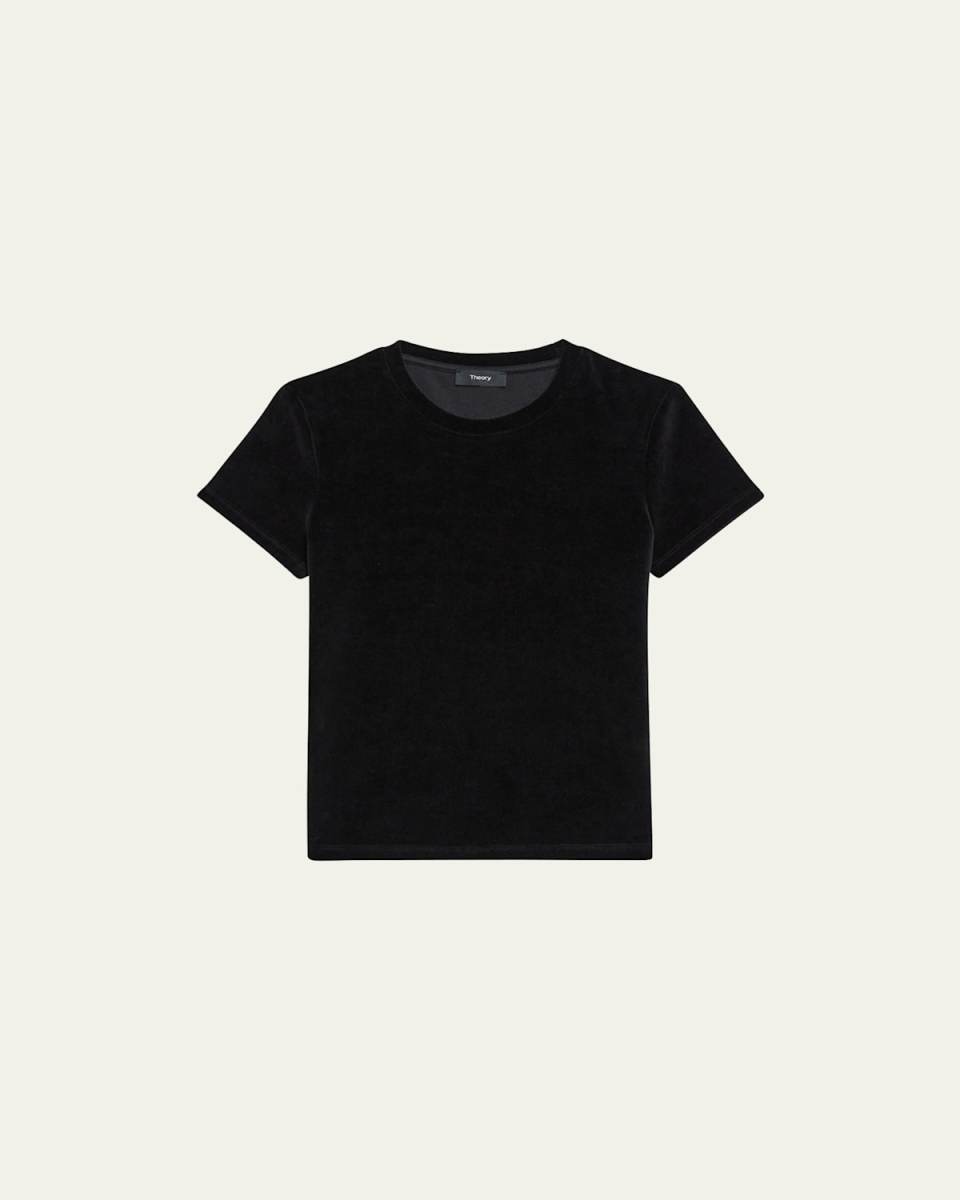 Short-Sleeve Velvet Tiny T