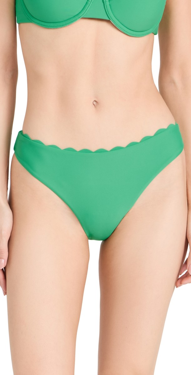 Ramy Brook Amani Bikini Bottoms Palm Green