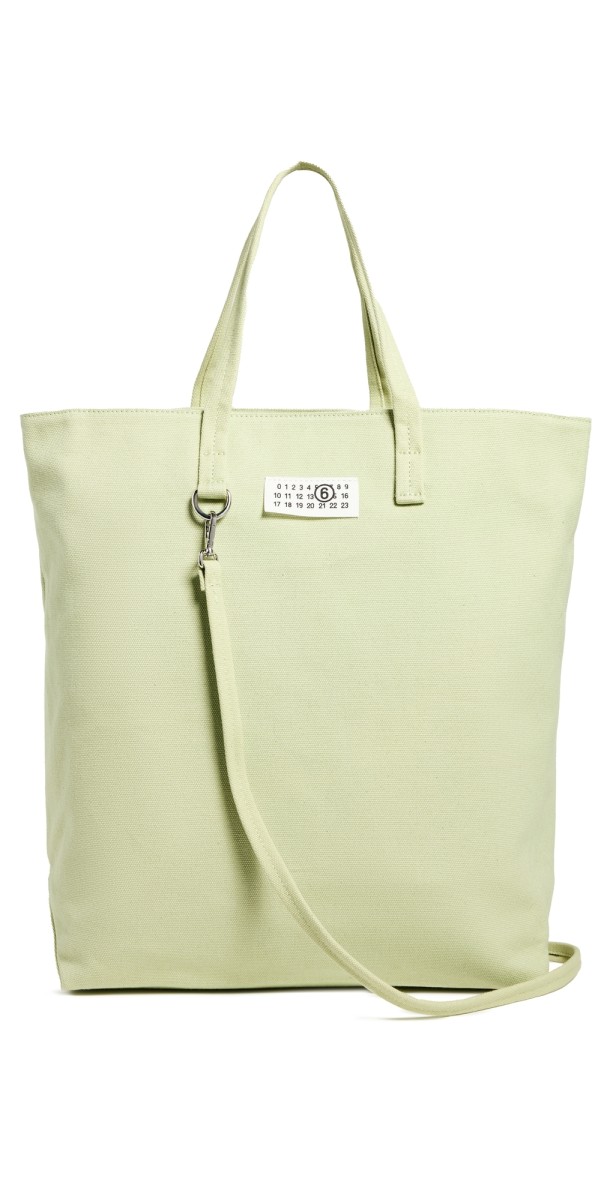 MM6 Maison Margiela Shopping Canvas Tote Aloe Wash