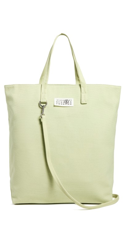 MM6 Maison Margiela Shopping Canvas Tote Aloe Wash