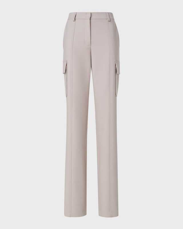 Mel High-Rise Straight-Leg Cargo Pants