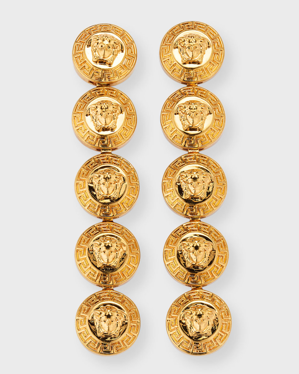 Stacked Medusa Earrings