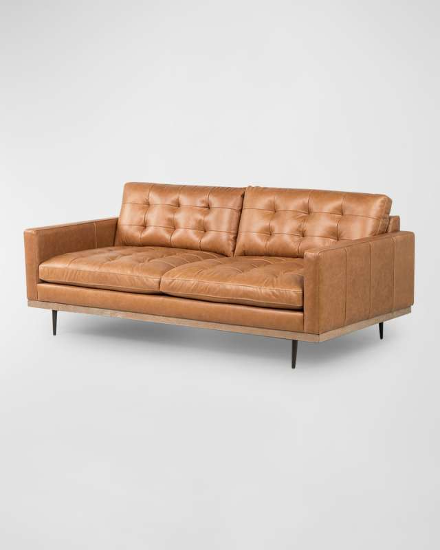 Lexi Leather Sofa, 73"