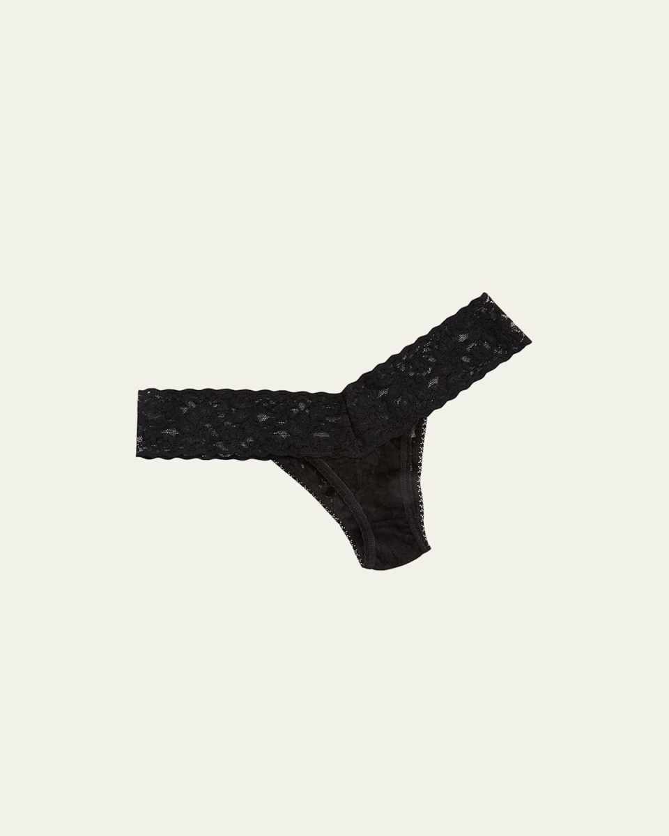 Signature Lace Low-Rise Thong