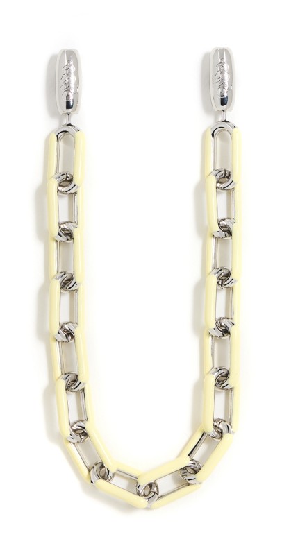 Ossa Mini Enamel Cable Chain Yellow Pear