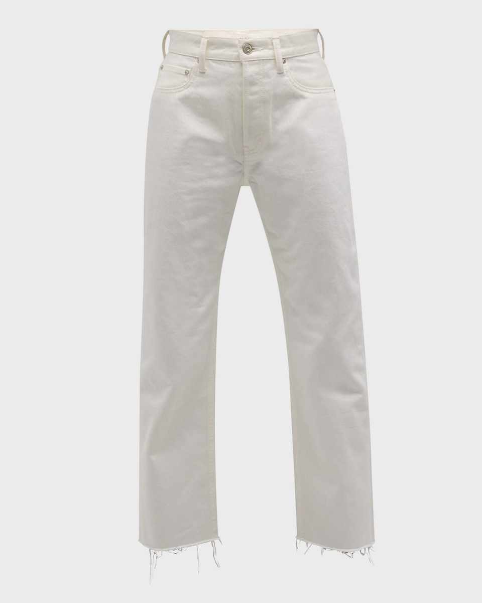 Robco Wide Straight Cropped Jeans