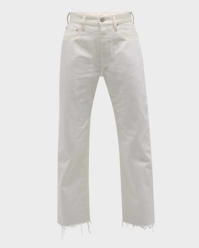 Robco Wide Straight Cropped Jeans