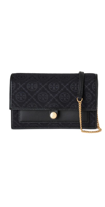 Tory Burch Wallet Crossbody Bag Black